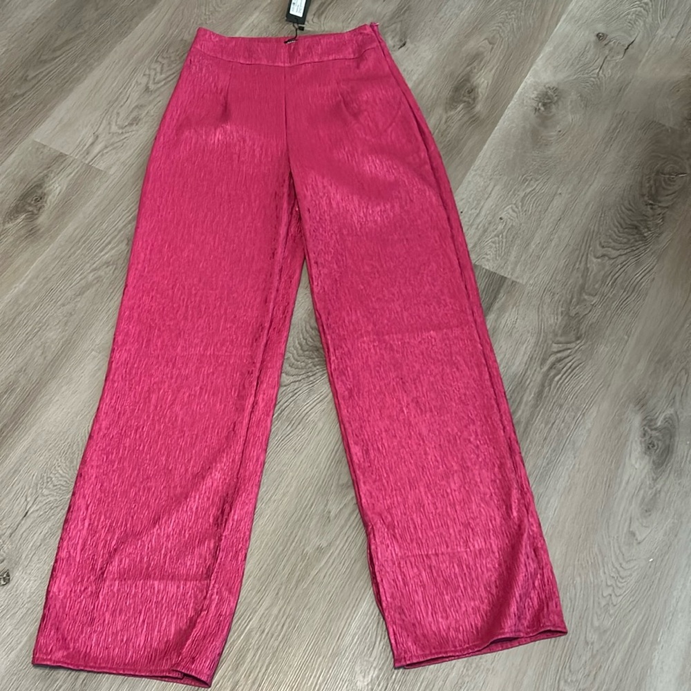 Nasty Gal Pink High waisted trousers